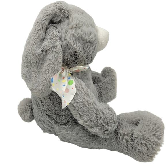 Tom's Toy International Gray Plush Lop Eared Easter Bunny Rabbit Stuffed Animal - Picture 4 of 12